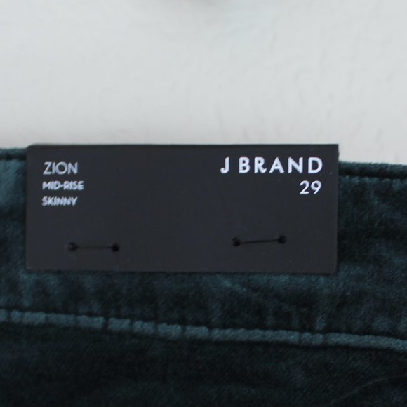 NWT J BRAND Mid Rise Velvet Skinny Jeans - Picture 8 of 9